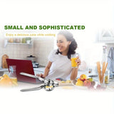 2-Pack Manual Citrus Juicer, Heavy Duty Lemon Orange Squeezer with Non-Slip Grip