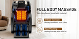 Zero Gravity Full Body Massage Chair with Heating, Airbags, Foot Roller