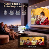 2026 New 1080P Projector Portable Wired w/ Speakers For Phone Movies