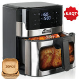 8.5QT/3.6QT Air Fryer, Upgraded Large Capacity Suitable For 5-6 People