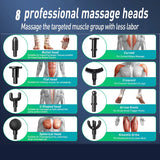 Ultra Quiet Deep Tissue Massage Gun with 12mm Amplitude for Athletes