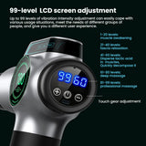 Powerful Massage Gun with 99 Speed Adjustable Levels 8 Attachments Box