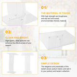 43.31 Inch Acrylic Clear Conference Presentation Pulpit Presentation Podiums for Classroom Weddings