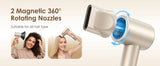 Bopcal Ionic Hair Dryer with Diffuser - 160000RPM High-Speed Blow Dryer, 500 Millons Ions Frizz Free, Fast