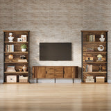 Tribesigns 71"  Tall Bookshelf,  6-Tier Industrial Bookcase with Metal Frame