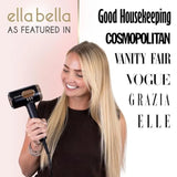Professional Smart Plasma Hair Dryer with Diffuser for Salon Home Use Ceramic-Coated Titanium Black