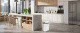 2 Pack 12L & 18L Bathroom Automatic Trash Can Touchless Motion Sensor Garbage Can with Lid for Bedroom