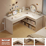 Firm Computer Desk, Bookshelf, Integrated Corner Workbench