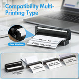 Portable Printers Wireless Inkless Thermal A4 Label Maker US Letter/A4/A5/B5 Android iOS Phone & Laptop