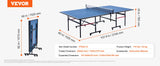 Indoor MDF Portable Table Tennis Table Foldable Ping Pong Table with Net