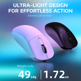 ATTACK SHARK X3 Wireless Gaming Mouse,49g Ergonomic PC Mouse,Triple Modes