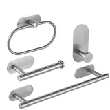 Bathroom Accessories Sets Toilet Tissue Roll Paper Holder Towel Rack Bar Rail Ring Robe Hook Hardware-MD DC PRINT