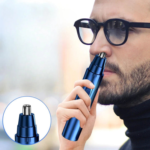 Black Electric Nose Hair Trimmer Ear and Nose Hair Trimmer Professional Painless Nose MD DC PRINT