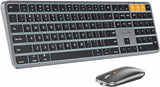 SGIAWETA-Backlit Bluetooth Keyboard and Mouse for Mac, KM100-A Full Size Wireless Keyboard Mouse