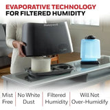 Cool Moisture Humidifier For Bedroom, Medium Rooms, 1.1 Gallon