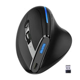 ZELOTES Ergonomic Vertical Mouse 2400 DPI Adjustable F-36A Wireless Rechargeable Mice