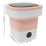 12L Portable Washing Machine, 3 Cleaning Modes Foldable Washing Machine, Travel Mini