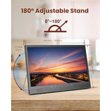 16 - Inch LCD Small Smart TV with WiFi, Bulit-in 180°Adjustable Stand