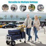 3 in 1 Heavy Duty Industrial Collapsible Cart 550LBS Capacity Aluminum Hand Truck with Wheels