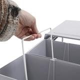 20L Each Dual Pull-Out Trash Can Easy Install Under Cabinet Kitchen Waste Bin