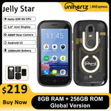 Unihertz Jelly Star Mini Smartphone Android 13 8GB 256GB Led Light Unlocked