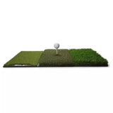 Pure Practice Golf Mat Training Aid for Backyard Driving with Realistic Im