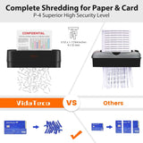 8-Sheet Cross-Cut Paper Shredder for Home Office