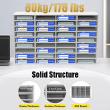 36 Compartment Literature Organizer, Rounded Corners Storage Cabinet,for Files