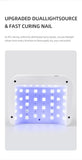 168W Rechargeable UV 42LEDS Nail Lamp Professional Dryer Cordless Gel Polish Drying
