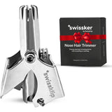 Swissklip Human Power Nose Hair Trimmer for Men Manual Nose Hair Trimmer for Women I Stainless Steel Ear