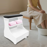 Foot Bath Stool Foot Rest Pedicure Manicure Funiture Trolley Footbath