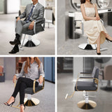 Adjustable Height Salon Chair, 360° Swivel Barber Seat, 200kg Load Capacity Beauty Chair