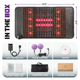 Red Light Therapy Cushion Infrared Tourmaline Jade Massage Mat