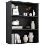 JHK 3-4 Tier Wooden Shelf Bookcase Tall Floor Standing Open Bookshelf f
