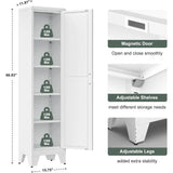 67''Farmhouse Metal Storage Cabinet with Barn Doors,Steel File Cabinet for Home Office