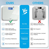 Talking Scales for Body Weight, Highly Accurate Digital Talking Bathroom Scale with Large LCD Screen,