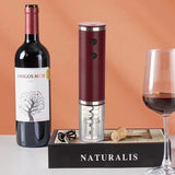 Electric Wine Opener, Automatic Electric Wine Bottle Corkscrew Opener with Foil Cutter, Rechargeable