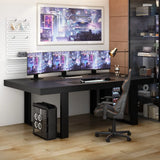 Large Rectangular Conference Table 6-8 Person Modern Office Meeting Room