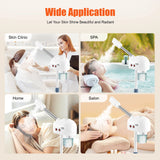 750ml Ozone Facial Steamer Height Adjustable Sprayer 360° Rotatable Movable Skin Care Equipment