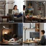 Adjustable Gooseneck Swing Arm Desk Lamp, 28.2 Tall, Ultra-Bright for Home