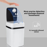 13L Smart Sensor Trash Can Fully Automatic Waterproof for Kitchen Living Room Household Bathroom