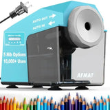 Electric Pencil Sharpener, Fast and Hands-Free, 10K+ Uses, 5 Nibs,