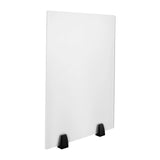 (24" x 18") Office Desk Divider 2 pcs, Acrylic Desk Privacy Panels