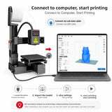EasyThreed Entry Level Mini 3D Printer Portable Desktop 3D Printer with 100x100x100mm