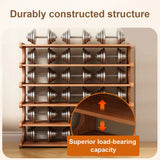 Wooden Shoe Rack Shoes Storage Organizer 6 Layer for Living Room