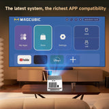 Magcubic Android 14 900ANSI Projector Auto Focus Native 1080P Support