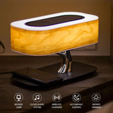 Wireless charging touch control bedside lamp for bedroom, night light