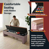 Bench-Included Billiards Table Combo Set
