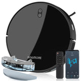 Robot Vacuum Cleaner Combo and Mop 6000PA Strong Suction for Pet Hair