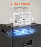 Heavy Duty Paper Shredder Micro-Cut High Security Level P-4, 12 Sheets